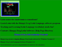 Tablet Screenshot of learn.latin.language.software.fungiart.com